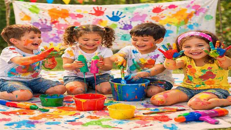 Kids are playing