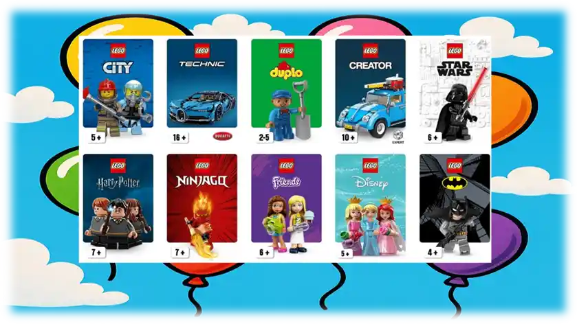 تولیدات شرکت لگو