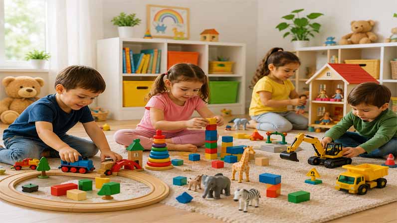 Kids are playing together