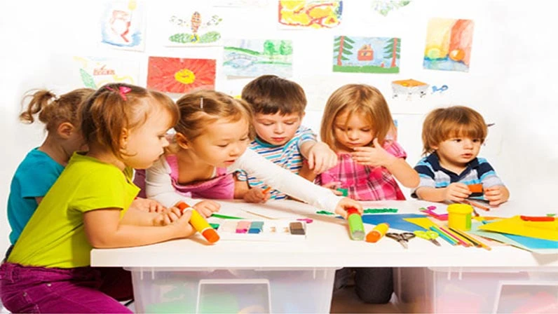 Kids are playing together
