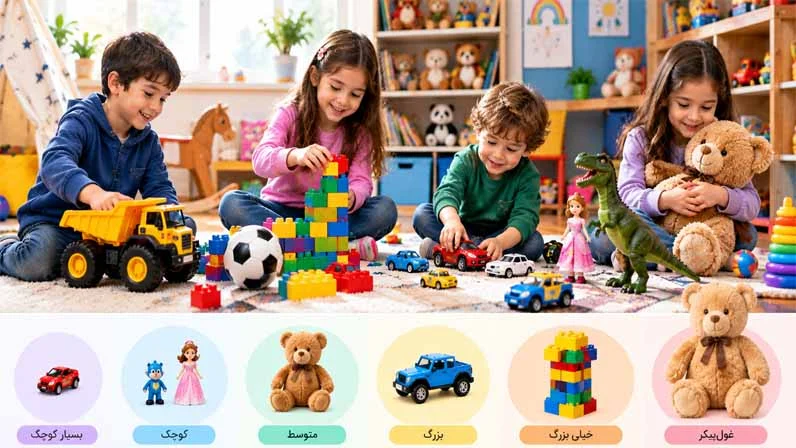 Different types of toys
