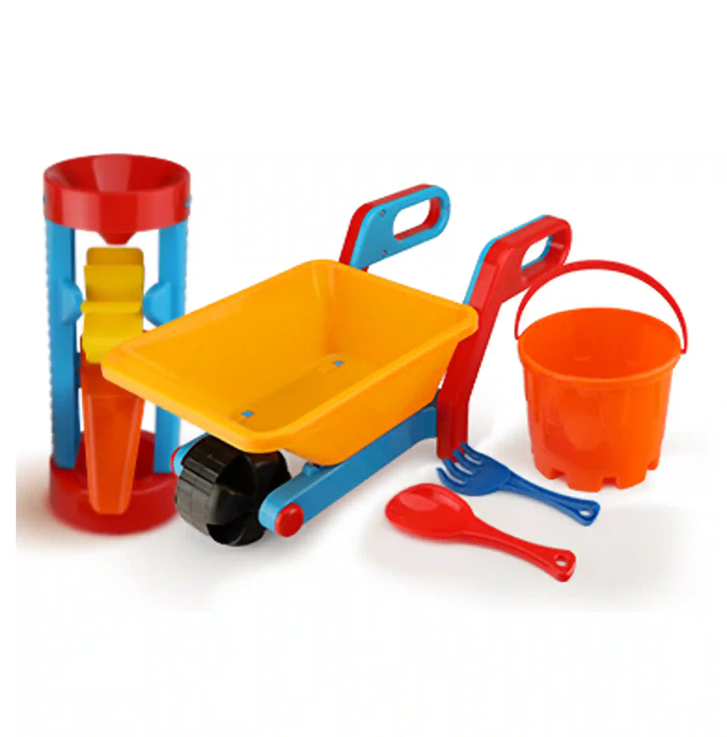 شن ریز و فرغون (همراه با ست ساحلی)